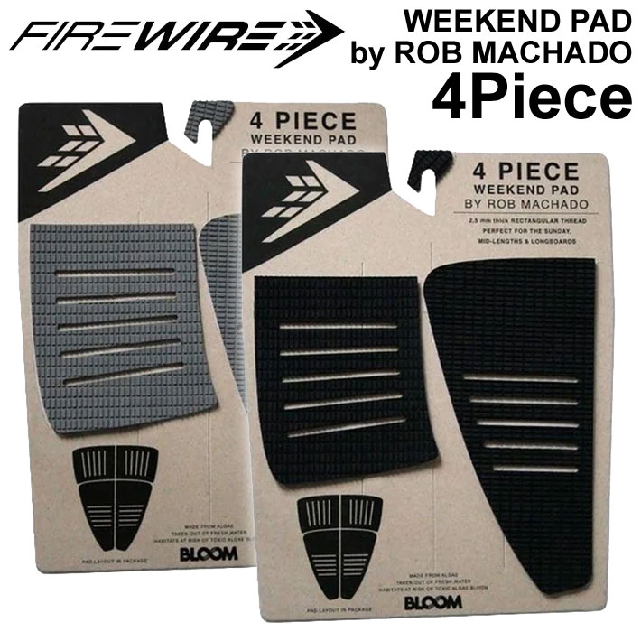 FIREWIRE ファイヤーワイヤー デッキパッド WEEKEND ウィークエンド 4ピース トラクション Rob Machado ロブ マチャド デザイン サーフボード サーフィン【あす楽対応】