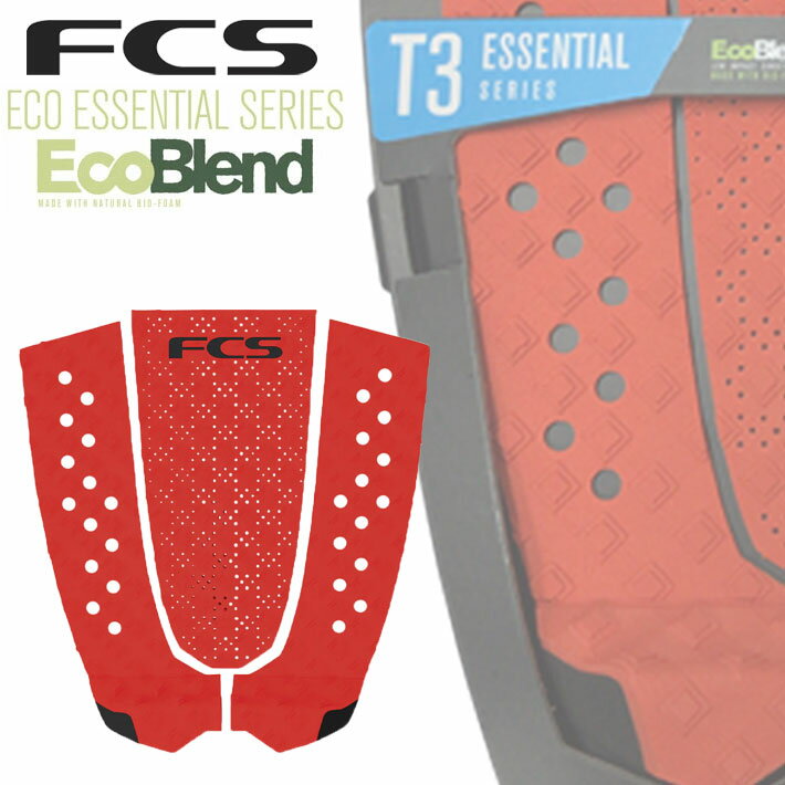 FCS エフシーエス デッキパッド [T-3] ECO サーフトラクション T3 3ピース 限定シリーズ サーフィンデ..