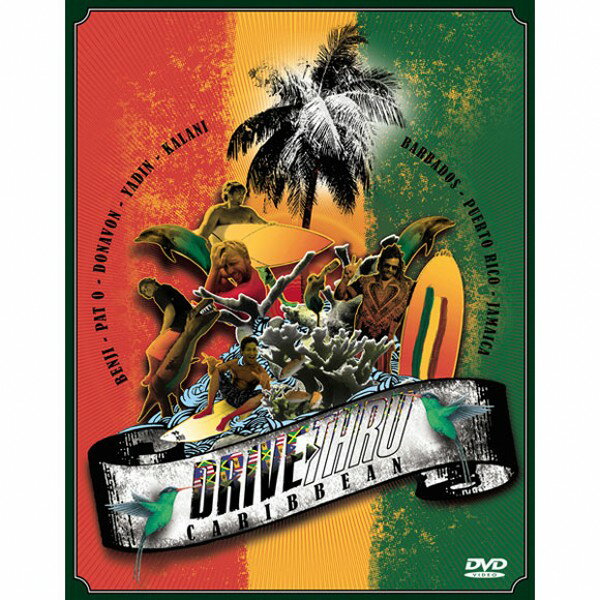 【6月4日～ 3個購入でP10倍】サーフィン SURF DVD 14 DAY PRODUCTIONS DREVE THRU CARIBBEAN ドライブスルーカリビアン