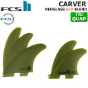 [店内ポイント20倍中!!] FCS2 FIN エフシーエス2 フィン CARVER ECO NEO GLASS EcoBlend [Eucalyptus] TRI-QUAD カーバー ネオグラス トライクワッド 5FIN [日本正規品]【あす楽対応】