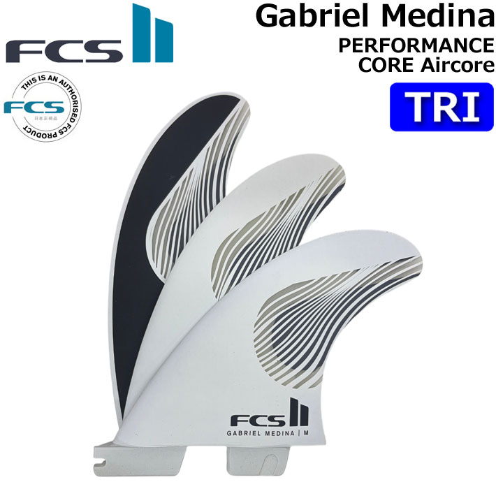 FCS2 FIN エフシーエス2 フィン トライフィン GM PC TRI AirCore [Black／White] ...