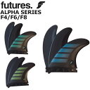 ショートボード用フィン FUTURES FIN フューチャーフィン ALPHA F4/F6/F8 [S.M.L] アルファ TRI トライフィン 3fin サーフィン サーフボード [送料無料]