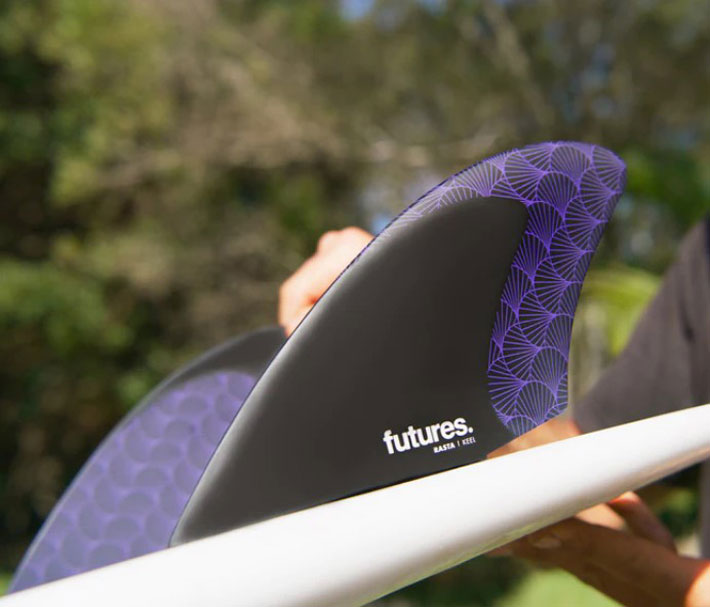 ショートボード用フィン futures. フューチャーフィン RTM HEX TWIN KEEL RASTA 3....