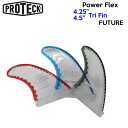 [送料無料] ショートボード用フィン PROTECK FIN [プロテック フィン] POWER FLEX FUTURE 4.25