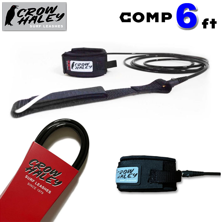 64 3ĹP10ܡۥ꡼女 CROW HALEY  ϡ졼 ե Surf Leash 6ft COMP  硼ȥܡ ­ MADE IN USA ʡڤб