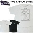 [メール便発送商品] CLARK FOAM クラークフォーム TYPE-R REG S／S メンズ 半袖 Tシャツ サーフィン