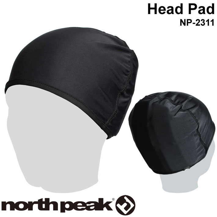 【6月4日～ 3個購入でP10倍】 north peak ノースピーク Head Pad [NP-2311] ヘッドパッド プロテクター ユニセックス 後頭部 帽子型 ビーニータイプ スノーボード スノボー【あす楽対応】