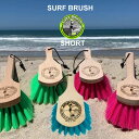 エクストラ SURF BRSH サーフブラシ ショート WOOD ウッドハンドル サーフィン アウトドア キャンプ ビーチ 砂 雪落とし EXTRA 【あす楽対応】