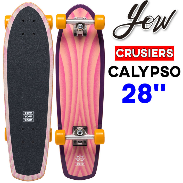 2024 YOW サーフスケート サーフクルーザー ヤウ CALYPSO 28インチ カリプソ [14] SURFCRUSIERS コンプリート クルーザー スケートボード 街乗り 移動 CRUISERS LEGASEE 日本国内正規品