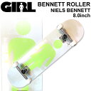 GIRL ガール スケートボード コンプリート BENNETT ROLLER NIELS BENNETT ニールス・ベネット [GL-121] 蓄光 グロー 完成品 スケボー SKATE BOARD COMPLETE【あす楽対応】 その1