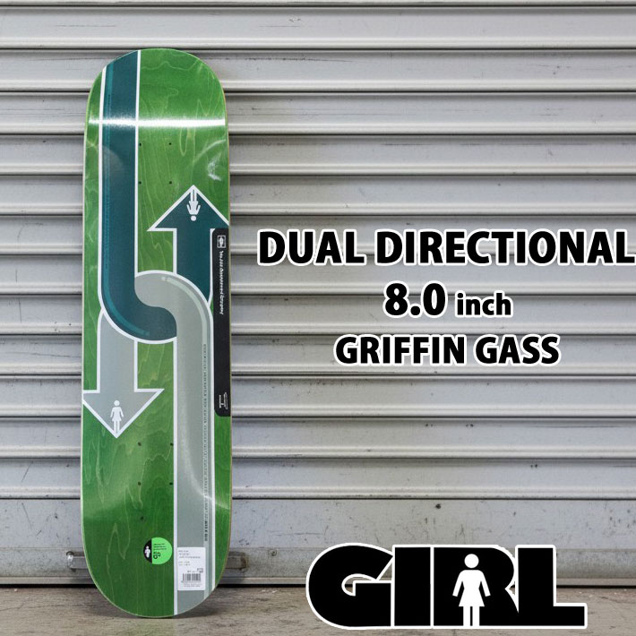ガール スケートボードデッキ DUAL DIRECTIONAL 8.0inch [G16] GRIFFIN GASS GIRL ...