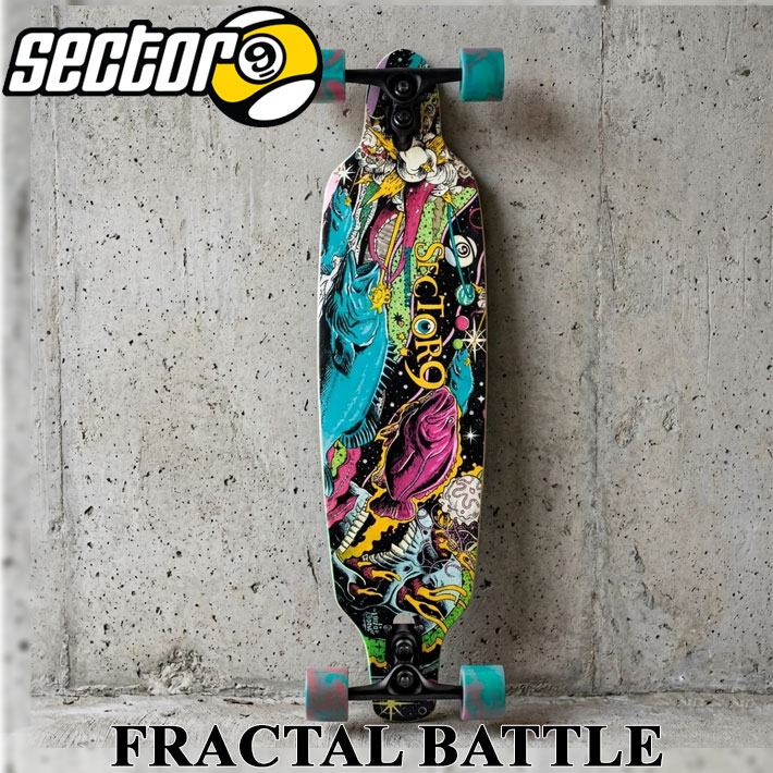 SECTOR9 セクターナイン FRACTAL BATTLE 36.0インチ CARVING サーフスケート オフトレ 陸トレ スケートボード SK8（楽天・follows）