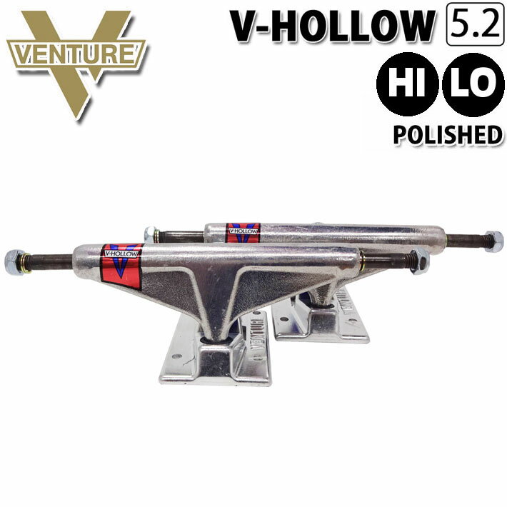 4 2Ĥ5ܡ3Ĺ10ܡۥܡ ȥå ٥㡼 VENTURE TRUCK V-HOLLOW 5.2 POLISHED [VTY] ȥܡ ȥå ̥ǥ [HIGHLOW]ڤб