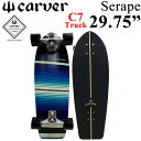 [follows特別価格] carver カーバースケートボード 29.75 Serape セラーペ [C7トラック] コンプリート サーフスケート SURF SKATE