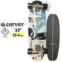 [在庫限り] CARVER カーバー スケートボード 33インチ Carson Proteus [CX4トラック] サーフスケート サーフィントレーニング [17]【あす楽対応】