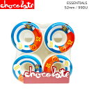 在庫限り CHOCOLATE WHEEL チョコレート ウィール ESSENTIALS STAPLE WHEELS 52mm 99DURO(99A) C-3 スケートボード スケボー パーツ SK8 SKATE BOARD【あす楽対応】