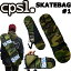 cpsl. カプセル SKATEBAG#1 スケートボードバッグ CAMO カモ 8.25インチまで収納可能 スケボー バッグ SK8【あす楽対応】