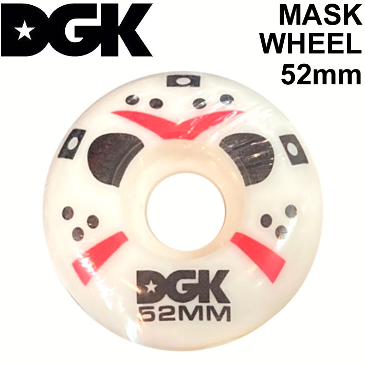 [在庫限り] DGK ディージーケー ウィール スケートボード MASK WHEEL [D9] 52mm 101A SKATE BOARD WHEEL 4個1セット スケボー【あす楽対応】