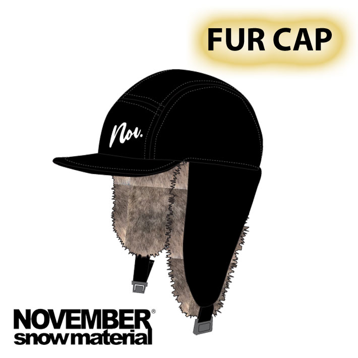 楽天followsNOVEMBER FUR CAP ファーキャップ 耳当て付き帽子 ノベンバー 防寒帽子 フライトキャップ パイロット帽 イヤーカバー付き 防寒 あったか 冬 釣り スキー 雪遊び 登山【あす楽対応】