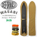 24-25 DEFORMASI デフォルマシ ソールカバー WASABI SOLE WRAP ワサビ ソールラップ Canvas Sole Wrap キャンバス...