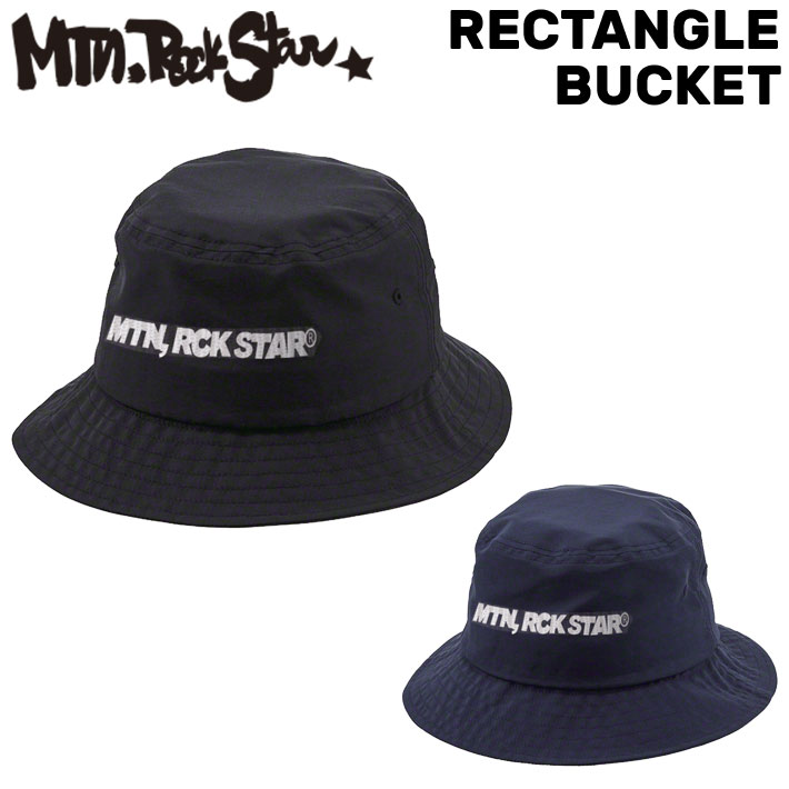2022 Mtn. Rock Star マウンテンロックスター RECTANGLE BUCKET バケットハット 帽子 ナイロン アパレル ユニセックス MOUNTAIN ROCK STAR [メール便発送商品]