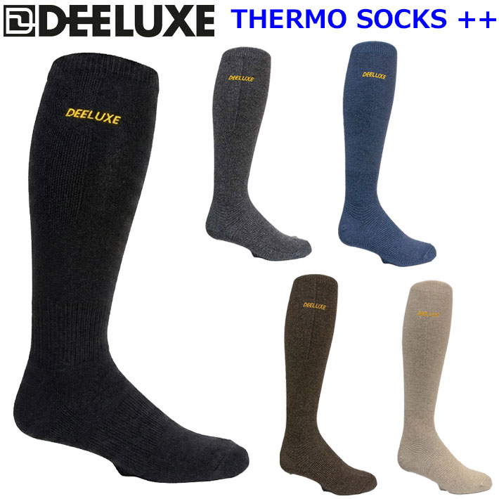 DEELUXE ディーラックス サーモソックス THERMO SOCKS ++ ノーマル 靴下 ソックス 防寒 消臭 ユニセックス スノーボ…