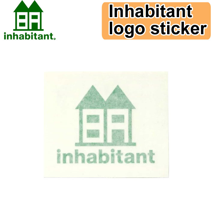 inhabitant インハビタント Inhabitant logo sticker [ISM22AC04] カッティング ステッカー シール デカール 転写 スノーボード スノボー スケートボード スケボー アクセサリー