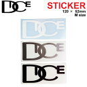 DICE ダイス STICKER ダイカット ロゴ / Mサイズ カッティング ステッカー シール デカール 転写 スノーボード スノボー アクセサリー【あす楽対応】