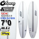 2022 torq surfboard トルク サーフボード X-LITE CHANCHO 7'0 [White Pinline] チャンチョ ファンボード AL MERRICK アルメリック CHANNEL ISLANDS チャンネルアイランド エポキシボード ミッドレングス [営業所留め送料無料]