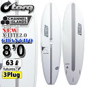 torq surfboard トルク サーフボード X-LITE CHANCHO 8'0 [White Pinline] チャンチョ ファンボード AL MERRICK アルメリック CHANNEL ISLANDS チャンネルアイランド ミッドレングス EPSボード サーフィン [営業所留め送料無料]