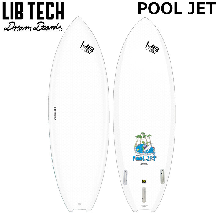 Surfing - LIBTECH サーフボード リブテック POOL JET 4’8 / 4’10 / 5’0 プールジェット サーフィン ショートボード [営業所止め送料無料]