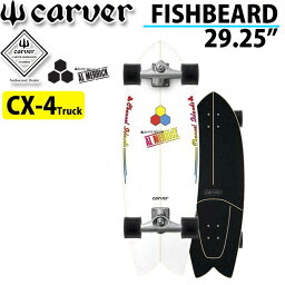 [在庫限り] CARVER カーバー スケートボード 29.25インチ CHANNEL ISLANDS FISHBEARD [CX4 トラック] コンプリート サーフスケート サーフィン トレーニング [19]【あす楽対応】