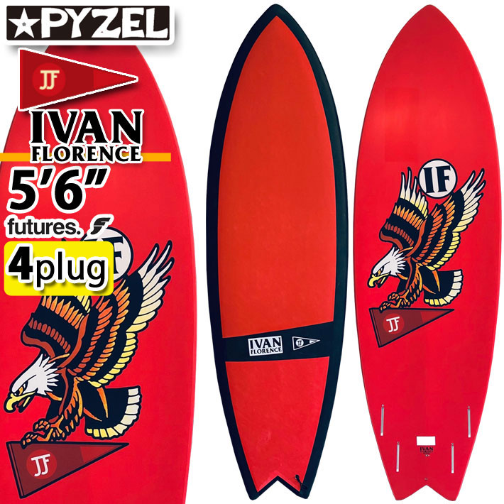 [在庫1本限り] [訳アリ] PYZEL パイゼル ソフトボード JJF IVAN [5’6”] イヴァン・フローレンス ハードボトム ショートボード サーフボード サーフィン futureフィン対応 QUAD FIN クアッドフィン [営業所留め送料無料]