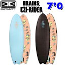 [follows特別価格] O&E OCEAN＆EARTH オーシャンアンドアース ソフトボード BRAINS EZI-RIDER 7.0ft SOFT TRI ソフトサーフボード トライ JACK IRVINE SERIES [営業所留め送料無料]