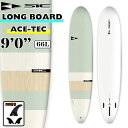 SIC SURF GXACV[ LONG BOARD [9'0] O{[h ACE TEC tBt T[t{[h SURFBOARDS FCS 2+1 BOX 3Plug FIN {Ki tX [cƏߑ]