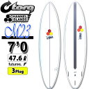 torq surfboard トルク サーフボード X-LITE M23 7'0 [White Pinline] エム23 ファンボード AL MERRICK アルメリック CHANNEL ISLANDS チャンネルアイランド エポキシボード ミッドレングス EPSボード サーフィン