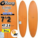 2022 torq surfboard トルク サーフボード CLASSIC DESIGN COLOR MOD FUN 7'2 [Orange] ファンボード エポキシボード [営業所留め送料無料]