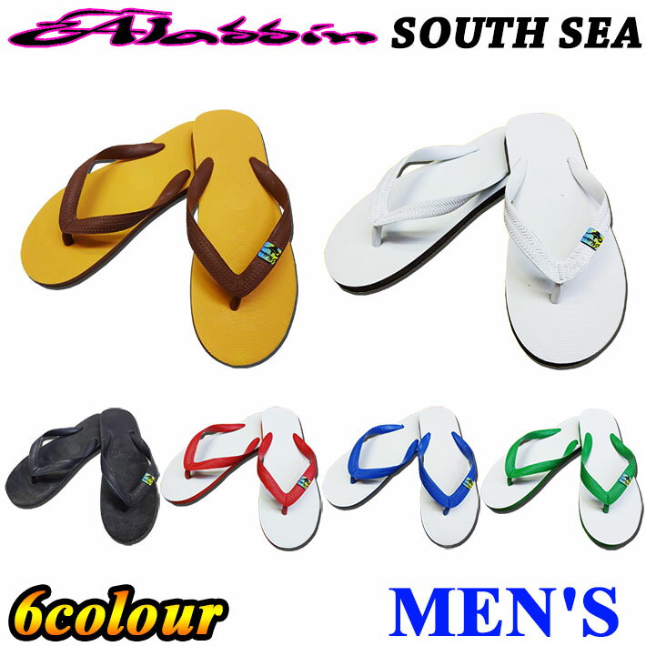 【4日～ 2個で5倍 3個購入で10倍】[メール便送料無料] ALADDIN アラジン ビーチサンダル SOUTH SEA ALADDIN SANDALS MEN S メンズ アラジン サウスシー サンダル【あす楽対応】