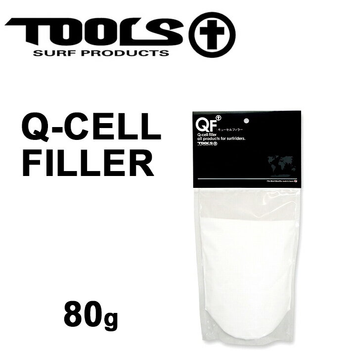 メーカー希望小売価格はメーカーカタログに基づいて掲載していますTOOLS トゥールス Q-CELL FILLER キューセルフィラー クリアレジンとの併用で、リペア箇所内部を軽量化することができます。 深い傷の際に利用すると効果的です。 【内容】 内容量:80g