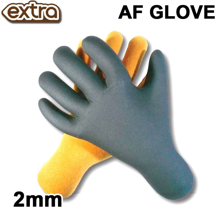 EXTRA エクストラ グローブ AF GLOVE 2mm 手袋 ウィンター サーフ サーフィン アイテム 海 海水浴 スキン 冬 メンズ レディース 保温 防寒 グッズ