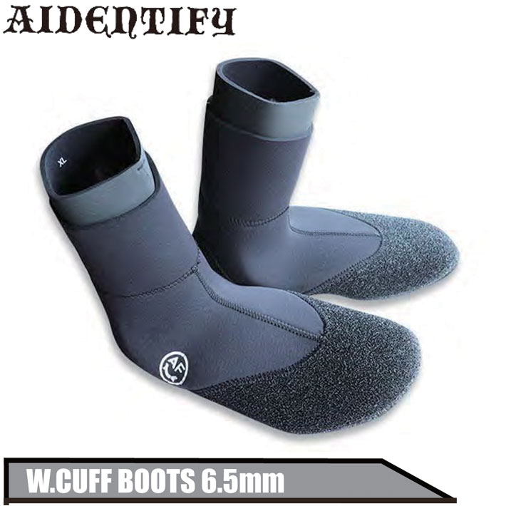 アイデンティファイ AIDENTIFY W.CUFF BOOTS 6.5mm ダブル カフ ブーツ サーフブーツ 日本製 サーフィン 冬用 防寒対策 秋 冬 ウインター【あす楽対応】