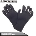 ACfeBt@C AIDENTIFY JERSEY GLOVES 2mm W[W T[tO[u { T[tB ~p h΍ H ~ EC^[yyΉz