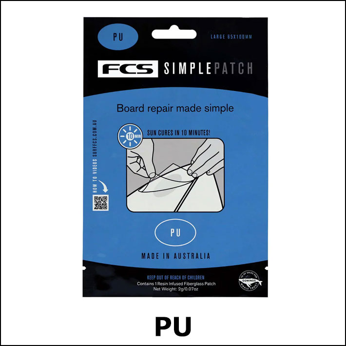 FCS リペア サーフィン Simple Patch シンプルパッチ レギュラーサイズ PU EPOXY ...