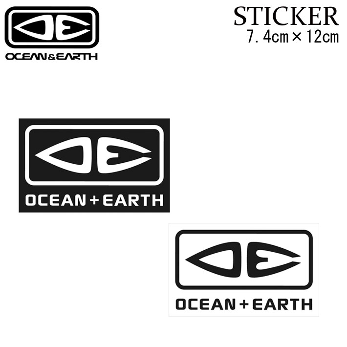 OCEAN＆EARTH オーシャンアンドアース STICKER ステッカー プリントステッカー シール アクセサリー サーフィン サーフボード