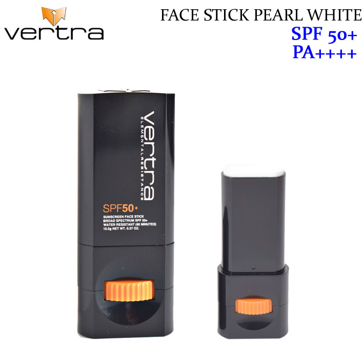 【4日～ 2個で5倍 3個購入で10倍】VERTRA バートラ 日焼け止め 顔 Face Stick フェイススティック SPF50 PEARL WHITE 50+ vertra ウォータープルーフ [メール便発送商品] [UV対策特集]