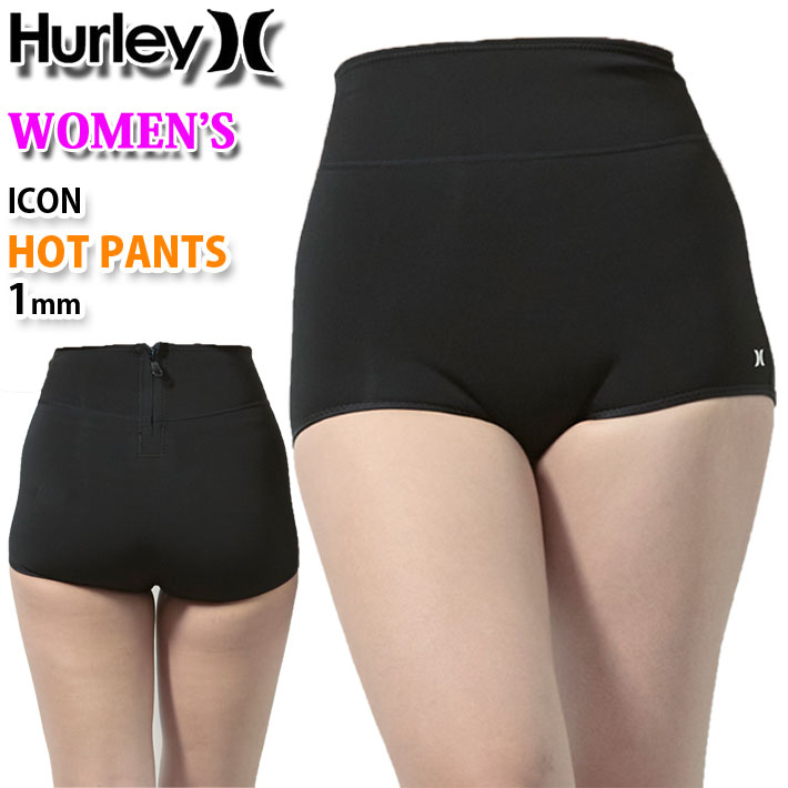 2023 Hurley ハーレー ウェットスーツ GZHTPT23 ホットパンツ ショートパンツ レディース 1mm ICON HOT PANTS アイコン サーフパンツ メール便発送商品