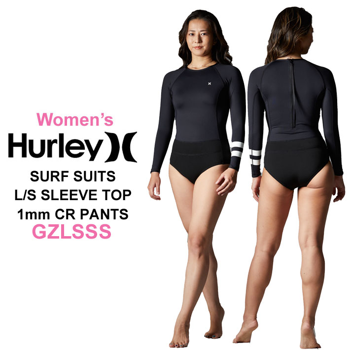 【6月4日～ 3個購入でP10倍】2024 Hurley ハーレー ウェットスーツ [GZLSSS23] ロングスプリング サーフスーツ レディース SURF SUITS BACK ZIP バックジップ サーフィン 継続【あす楽対応】