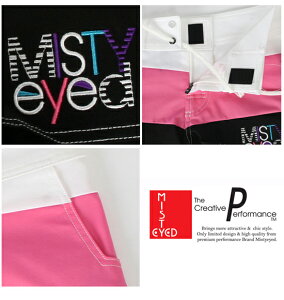 Mistyeyed ボード ショーツ レディース おしゃれな3色使いのスタイルで、海へ プールへ 送料無料(ゆうパケット/ネコポス)【RCP】通販格安セール情報 楽天 通販