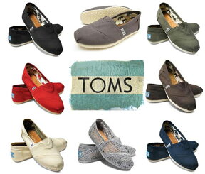 あす楽対応 送料無料 利益還元・特別オファー Toms トムズ シューズ (Toms シューズ) ウィメンズ メンズ キャンバス クラッシック 【スリッポン　レディース メンズ】※ Toms shoes Women's Canvas Classics※【RCP】【楽ギフ_包装】