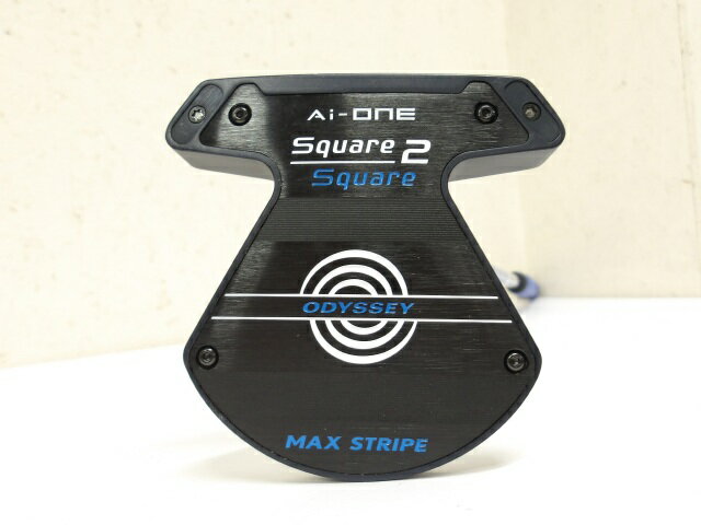 Putter - オデッセイ Ai-ONE SQUARE 2 SQUARE MAX STRIPE STROKELAB 90[33] 6.3 パター スチールシャフト おすすめ メンズ 右 送料無料 中古クラブ